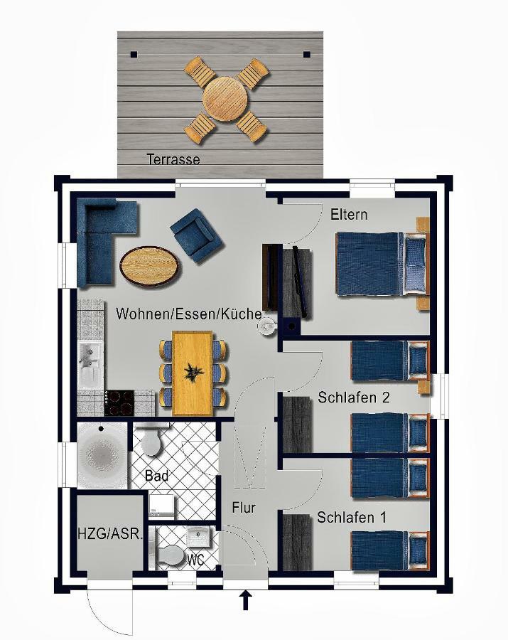 Holunder Huesken Villa Oberlangen Kültér fotó